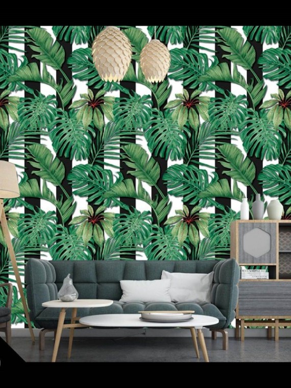PAPIER PEINT TROPICAL 2600